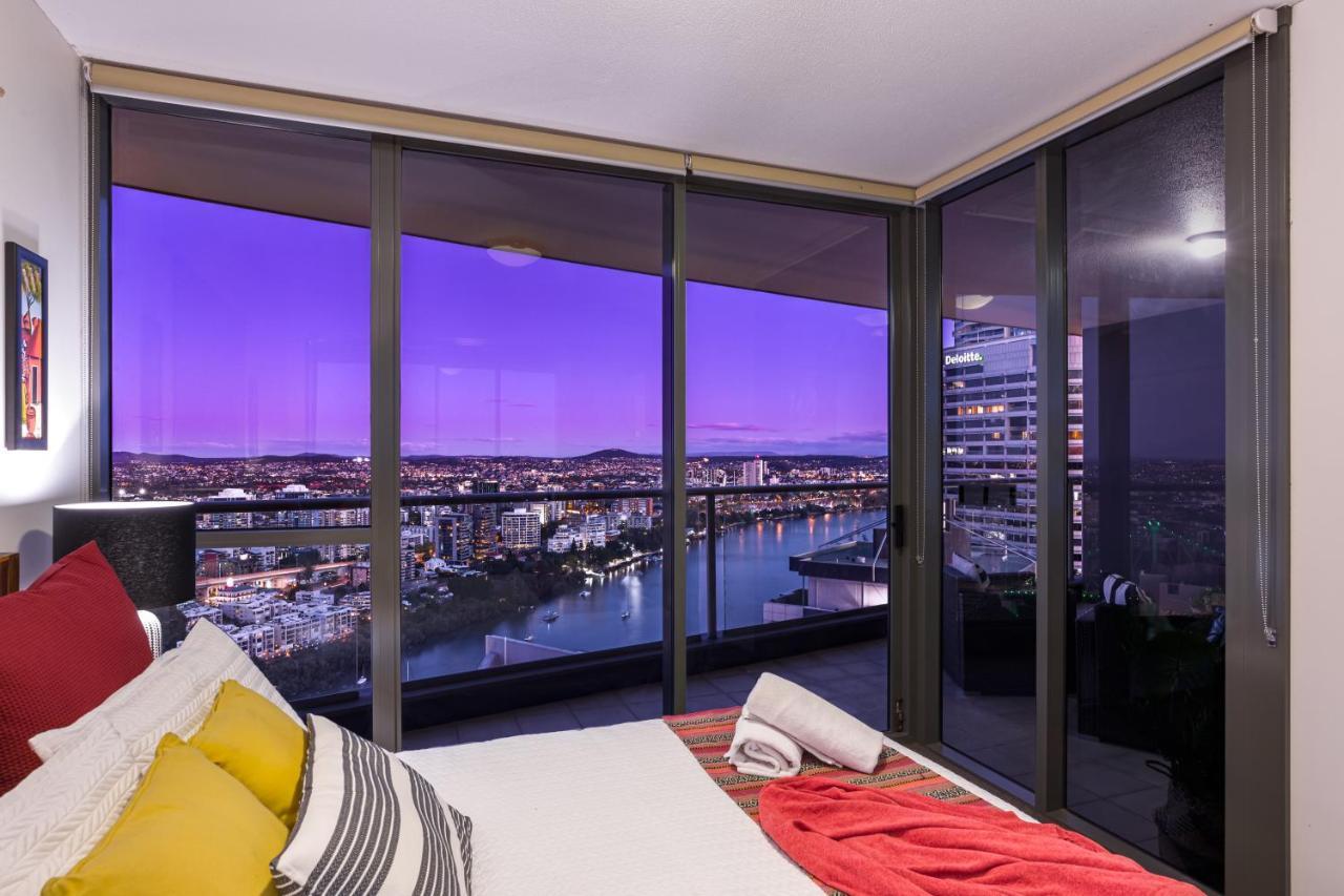 African Escape On Level 38 - Balcony With Views Brisbane Buitenkant foto