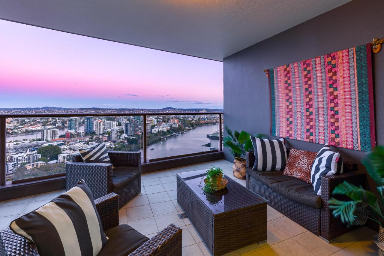 African Escape On Level 38 - Balcony With Views Brisbane Buitenkant foto