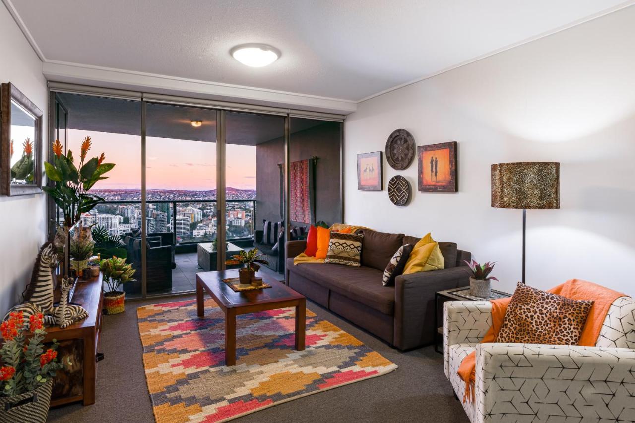 African Escape On Level 38 - Balcony With Views Brisbane Buitenkant foto